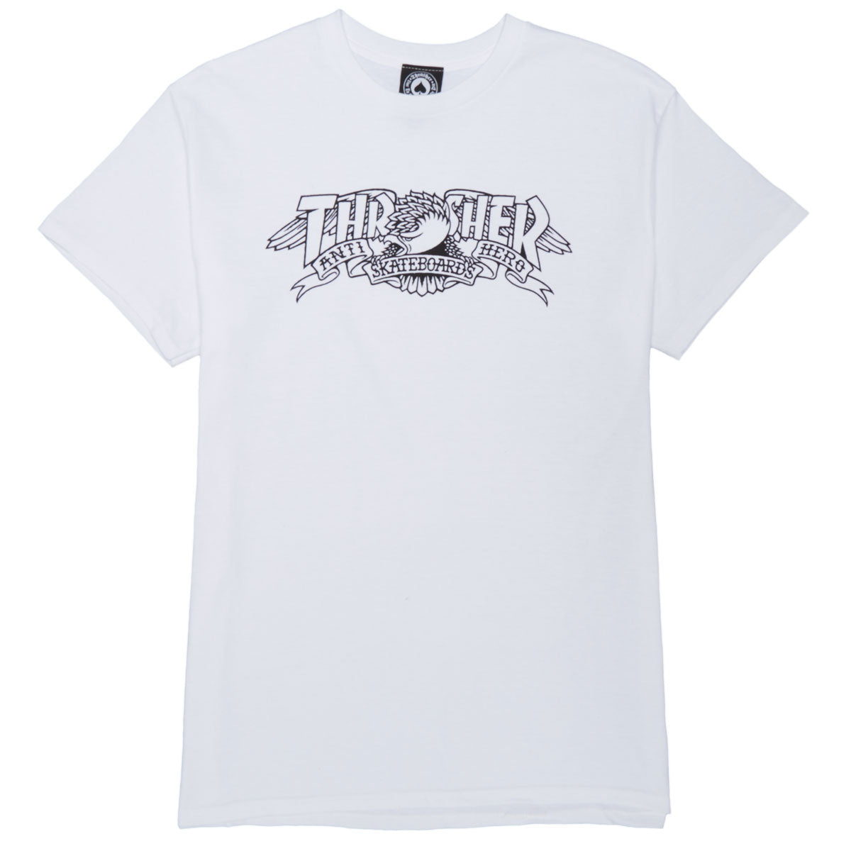 Thrasher x Anti-Hero Mag Banner T-Shirt - White image 1