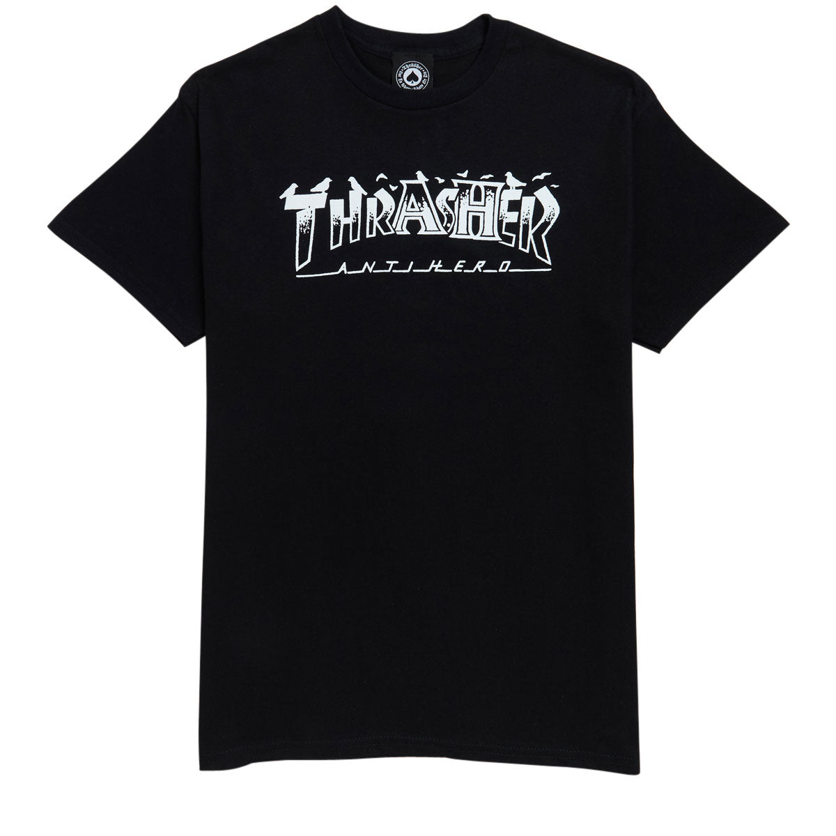 Thrasher x Anti-Hero Pigeon Mag T-Shirt - Black image 1