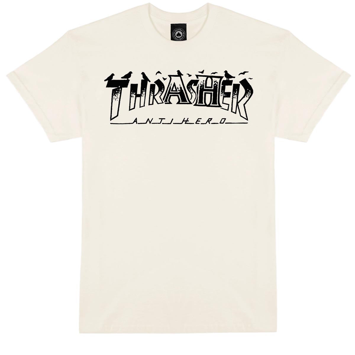 Thrasher x Anti-Hero Pigeon Mag T-Shirt - Natural image 1
