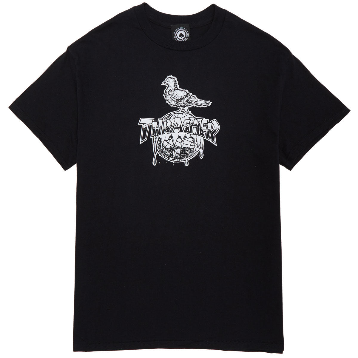 Thrasher x Anti-Hero Cover The Earth T-Shirt - Black image 1