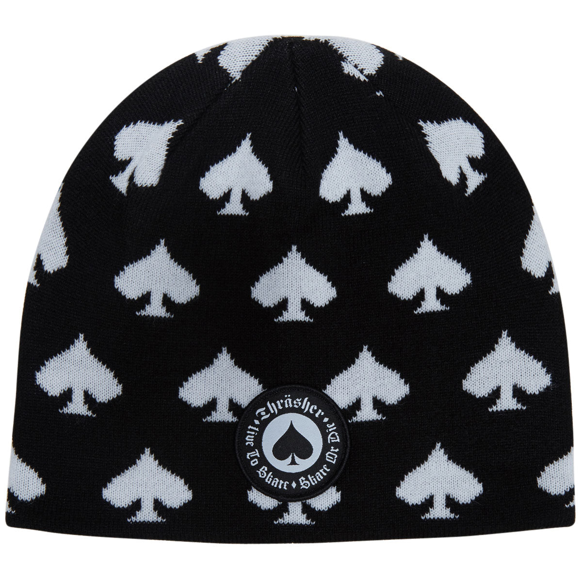 Thrasher Oath Skully Beanie - Black image 1