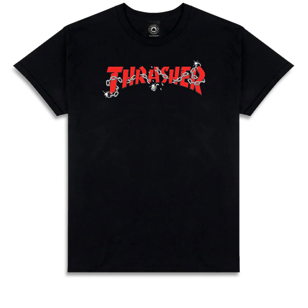 Thrasher Chains By Daniel Shepard T-Shirt - Black image 1