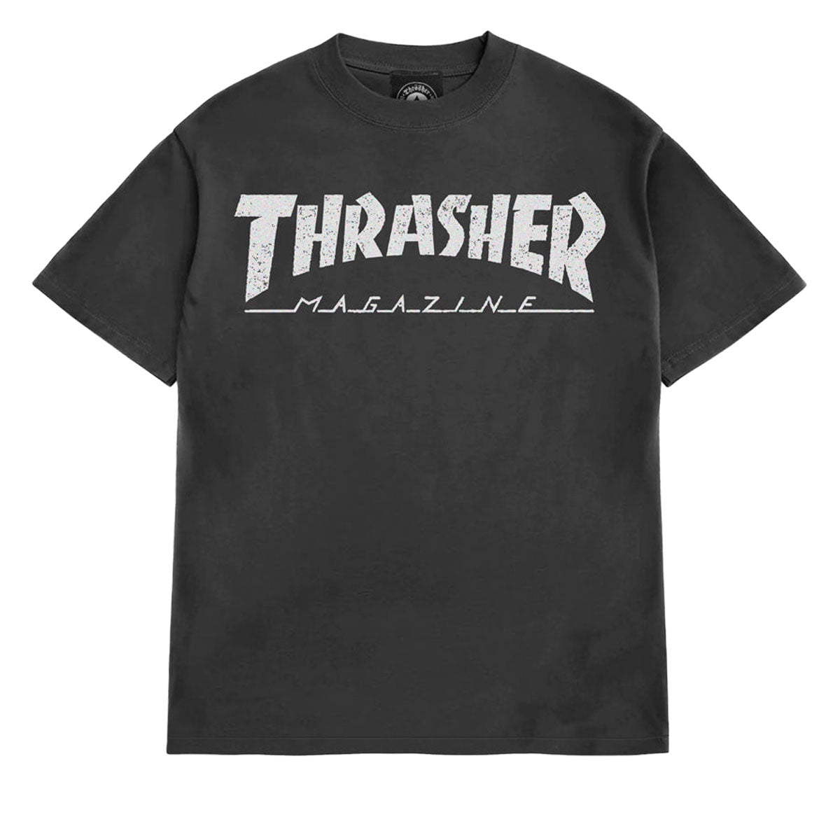 Thrasher Mag Logo Vintage T-Shirt - Black image 1