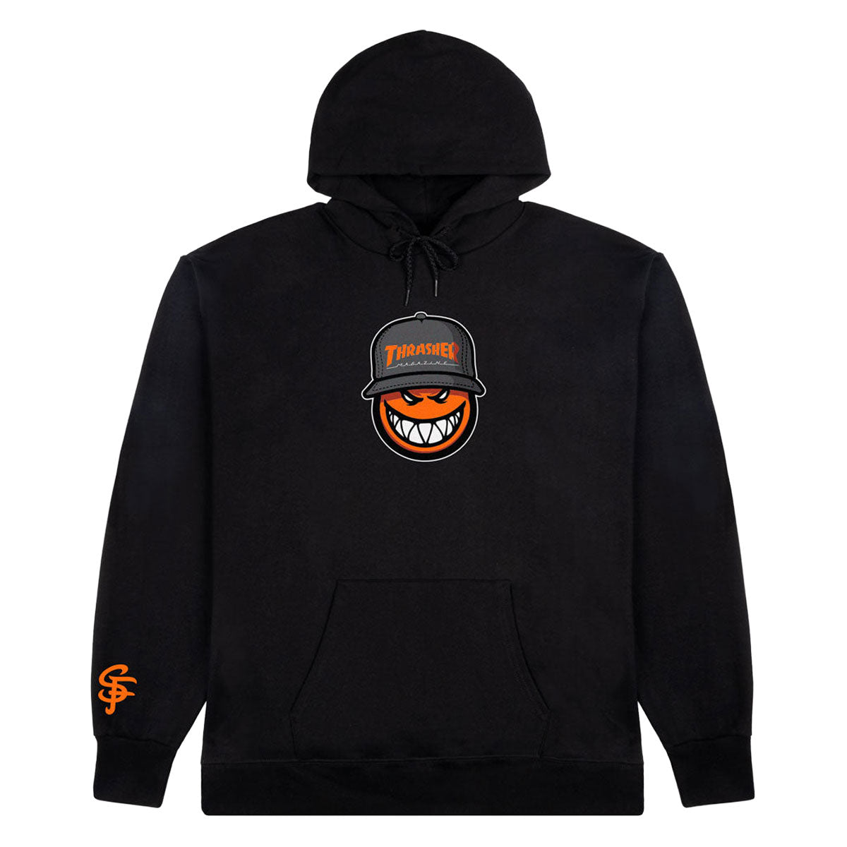 Thrasher x Spitfire SF Loc Hoodie - Black image 1