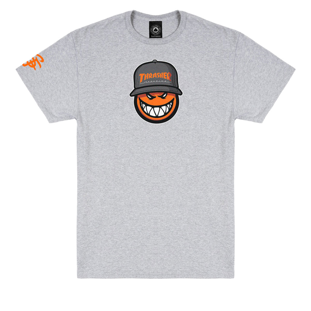 Thrasher x Spitfire SF Loc T-Shirt - Sport Grey image 1