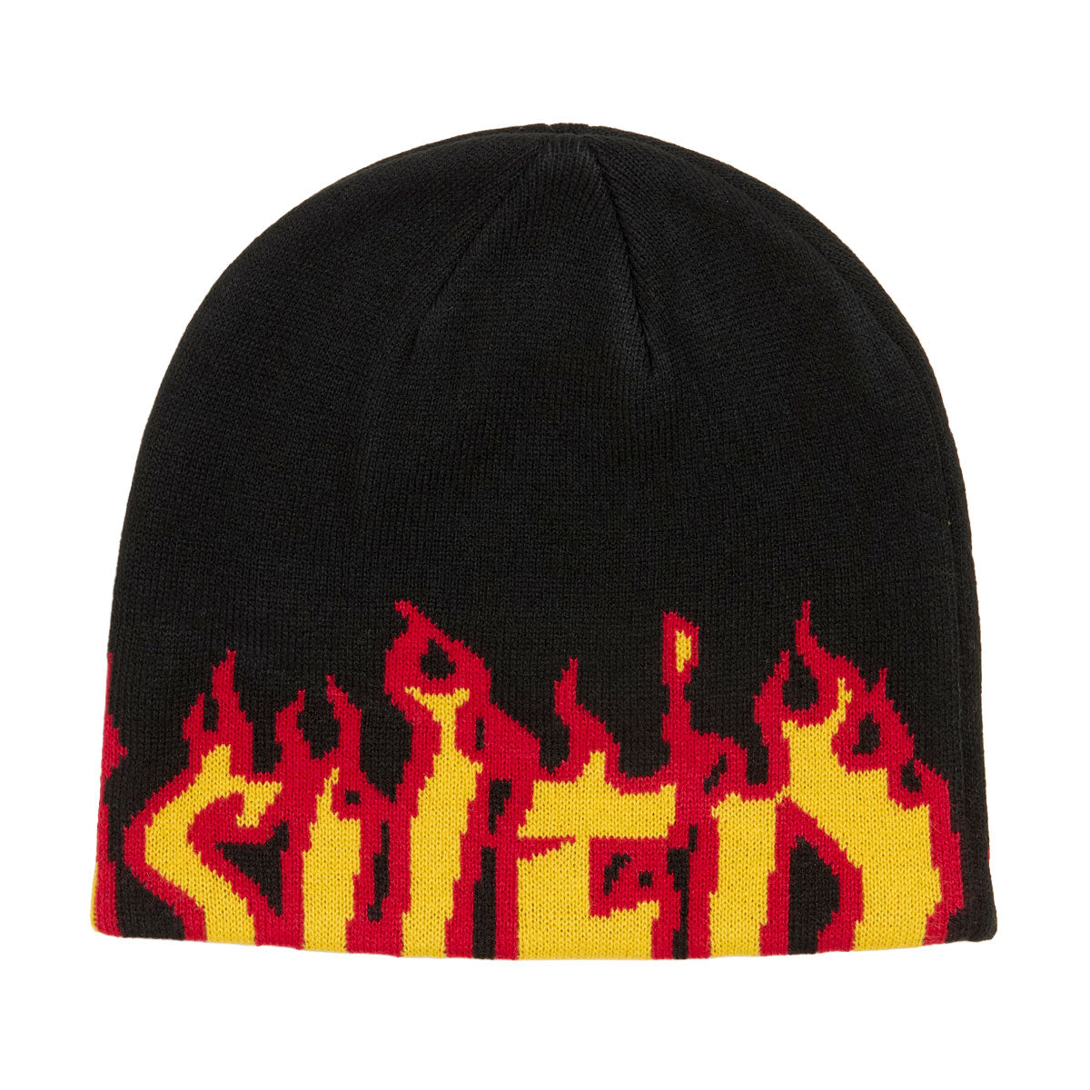 Thrasher Flame Skully Beanie - Black image 2
