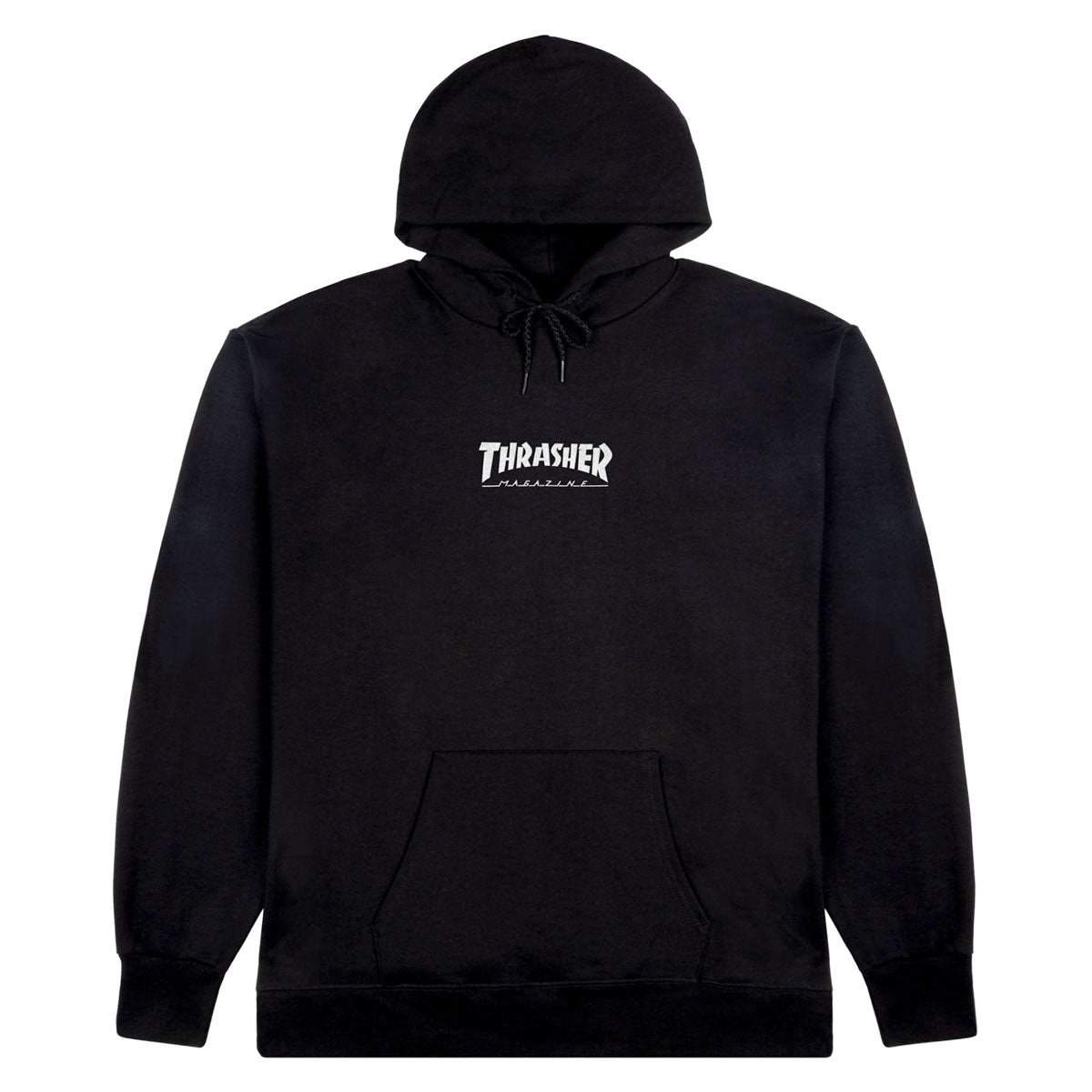 Thrasher Embroidered Mag Logo Hoodie - Black image 1