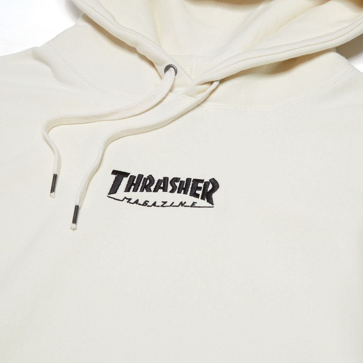Thrasher Embroidered Mag Logo Hoodie - Bone image 2