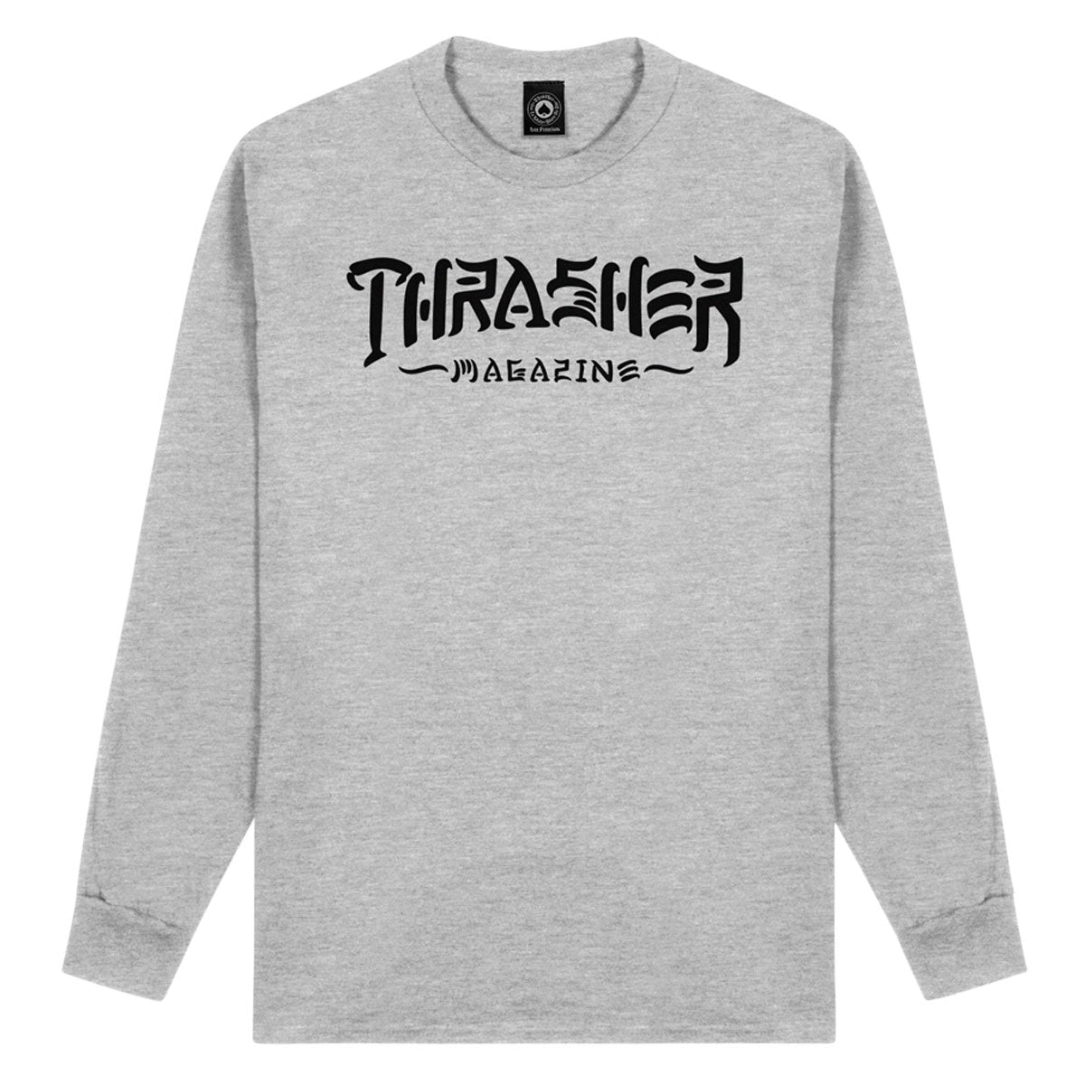 Thrasher Thrash & Destroy Long Sleeve T-Shirt - Grey image 1