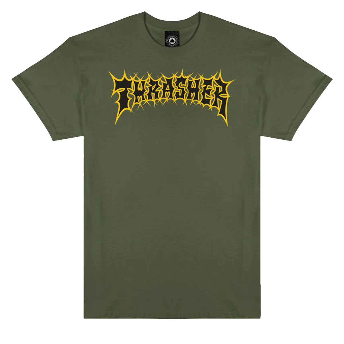 Thrasher Spikey T-Shirt - Military Green image 1