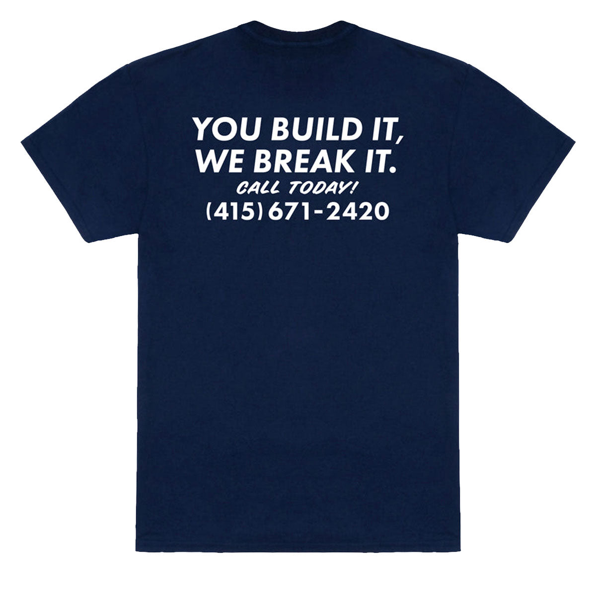 Thrasher Destruction T-Shirt - Navy image 2