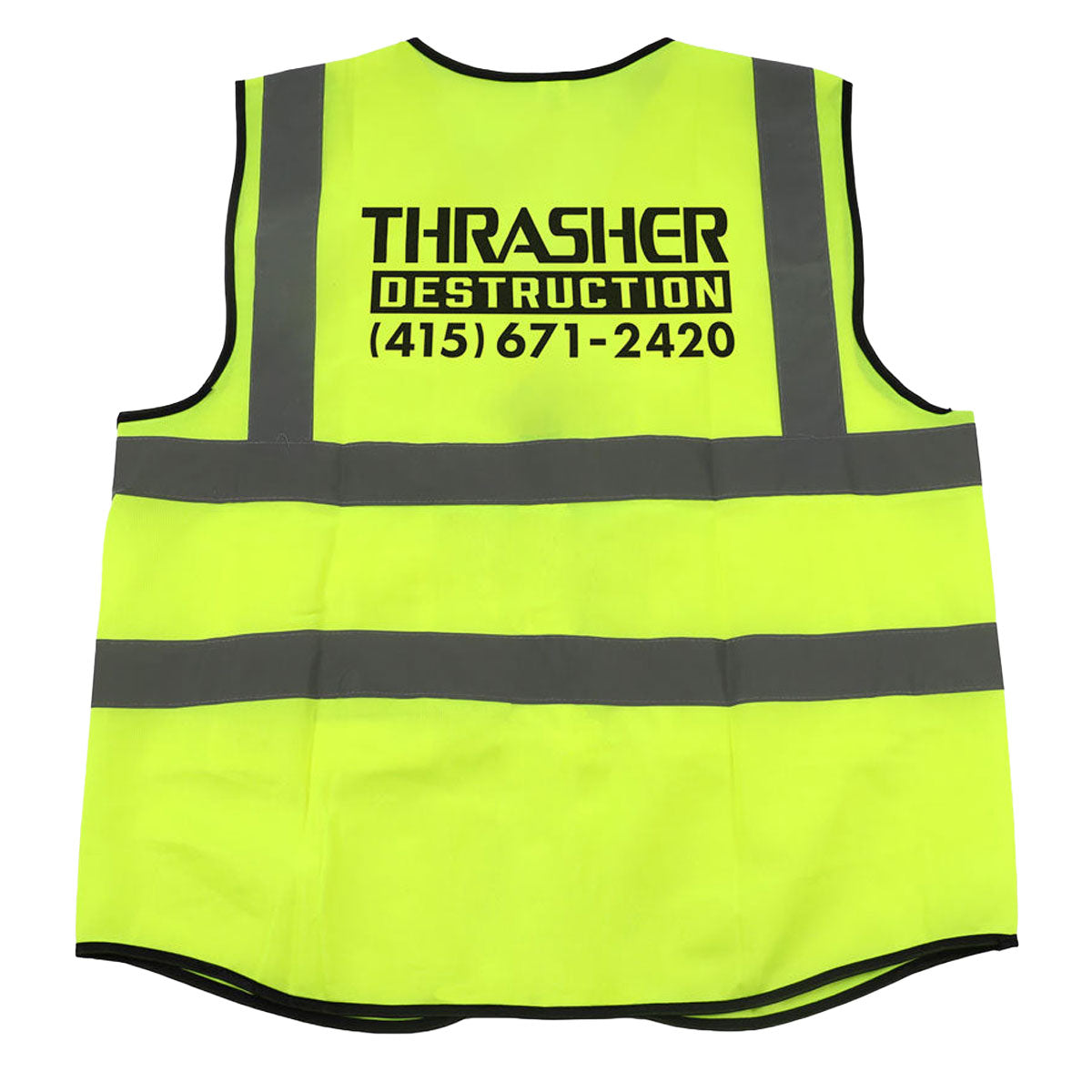 Thrasher Destruction Safety Vest - Safety Green image 2