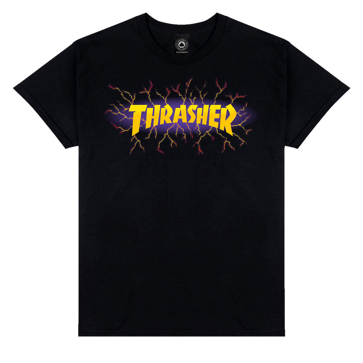 Thrasher Lightning T-Shirt - Black image 1