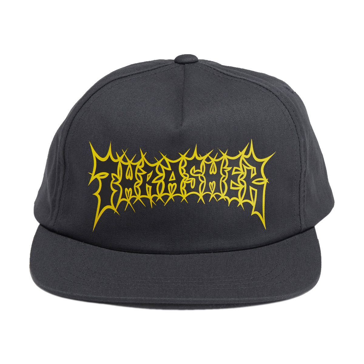Thrasher Spikey Snapback Hat - Charcoal image 5