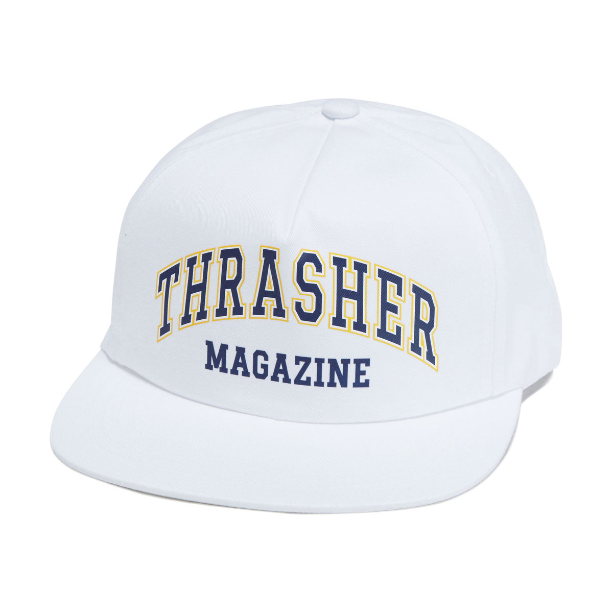 Thrasher Dropout Snapback Hat - White image 1