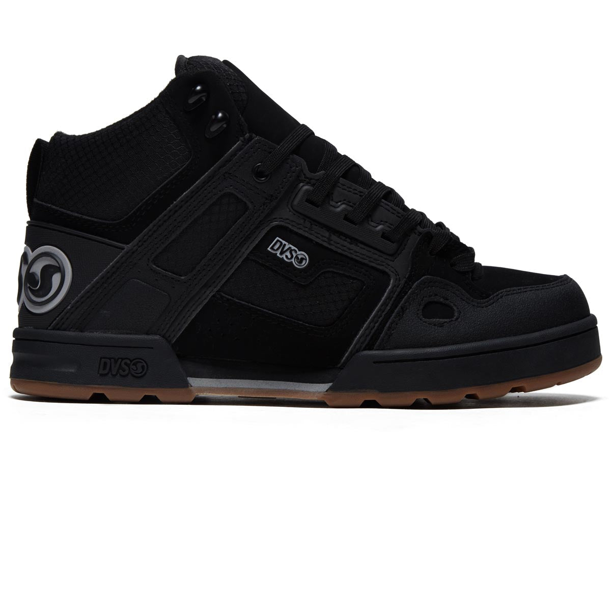 DVS Comanche Boots - Black Reflective/Charcoal Leather image 1