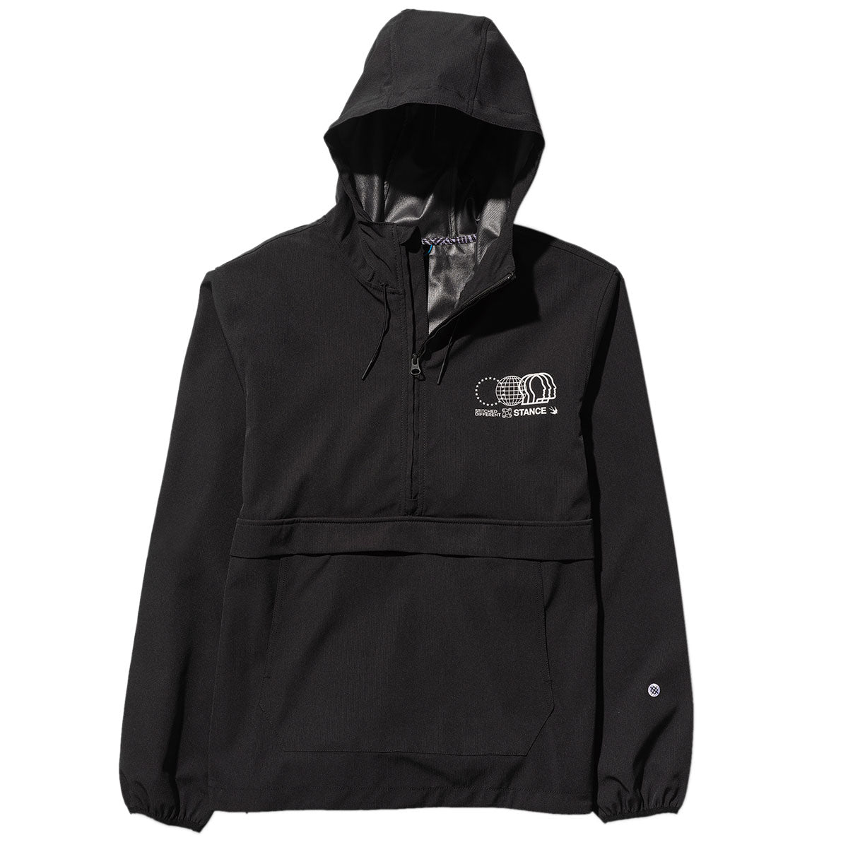 Stance Complex Anorak Jacket - Black image 5