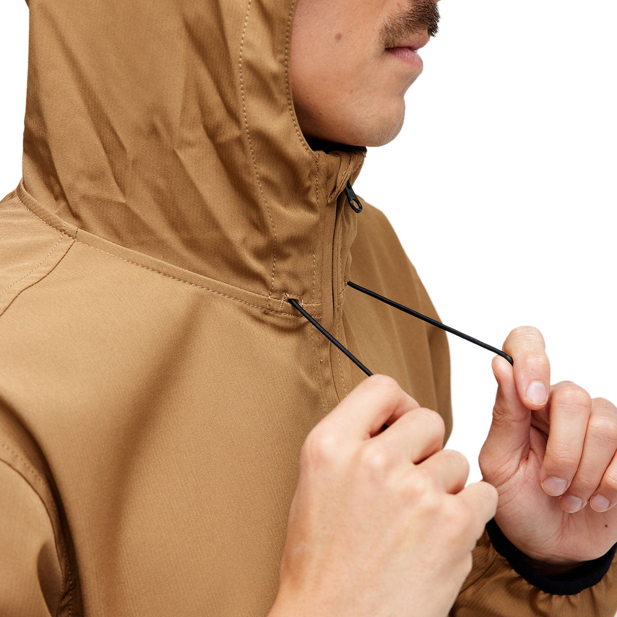 Stance Complex Anorak Jacket - Brown image 4