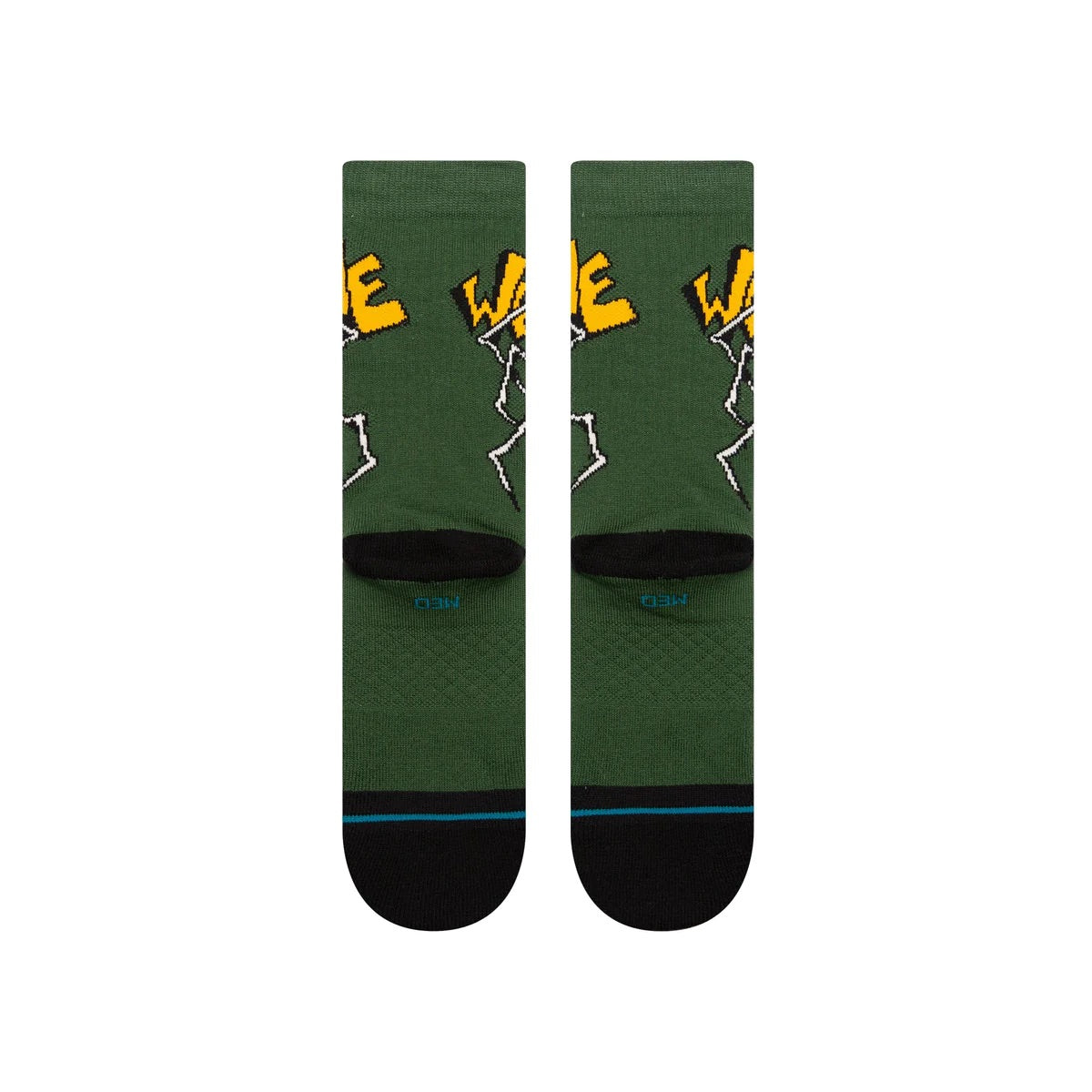 Stance Welcome Wilbur Crew Socks - Green image 3