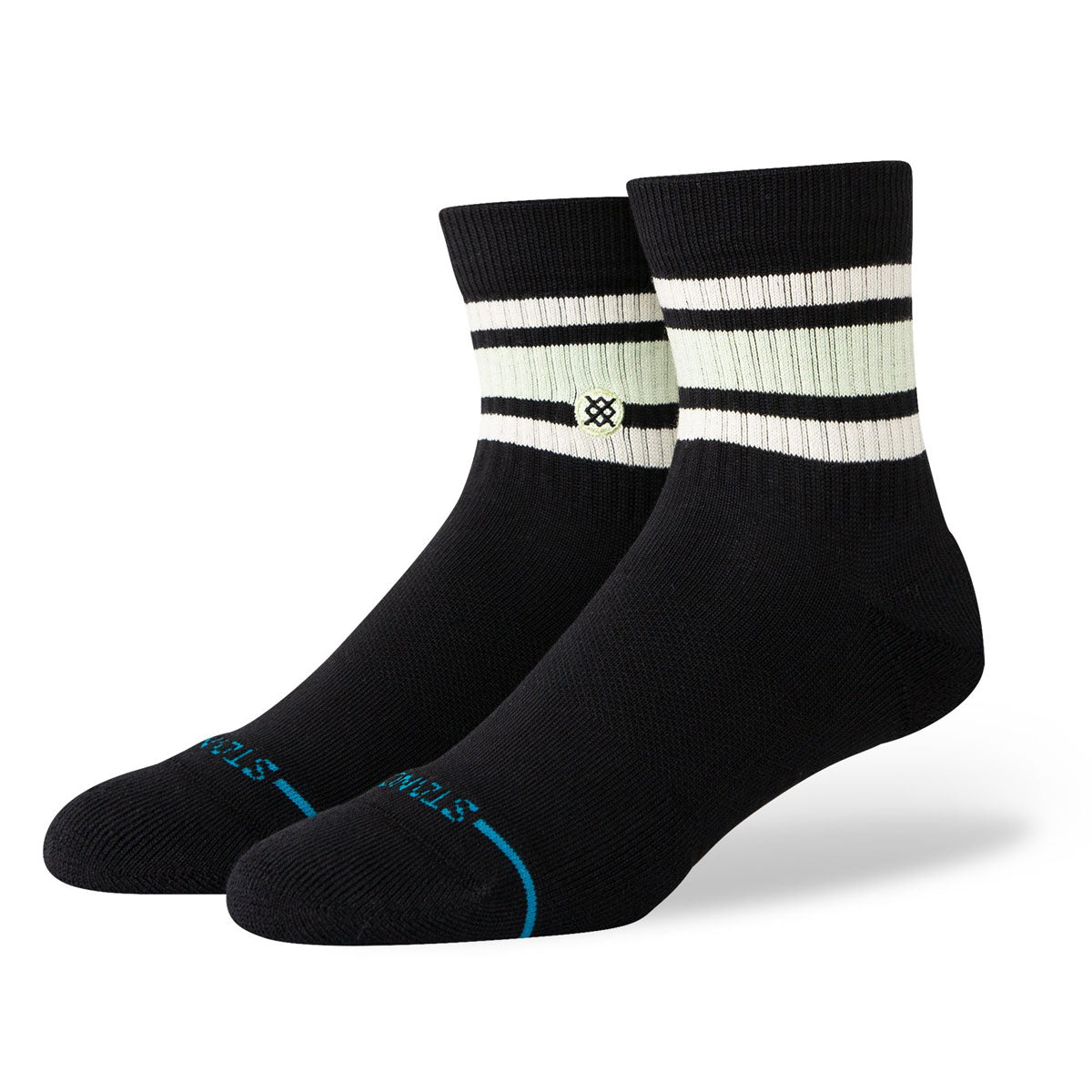 Stance Boyd Qtr Socks - Black image 1