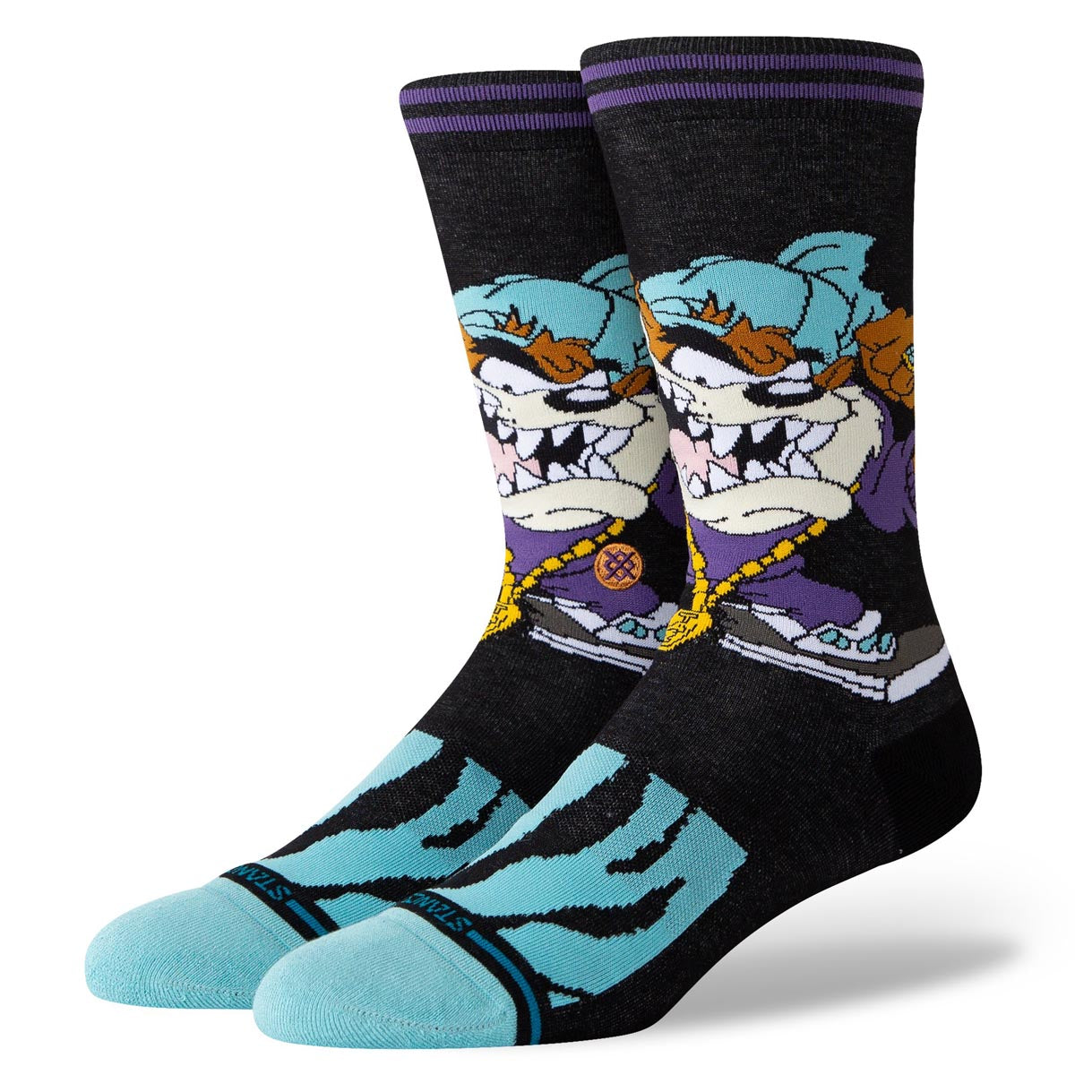 Stance Taz Crew Socks - Black image 1