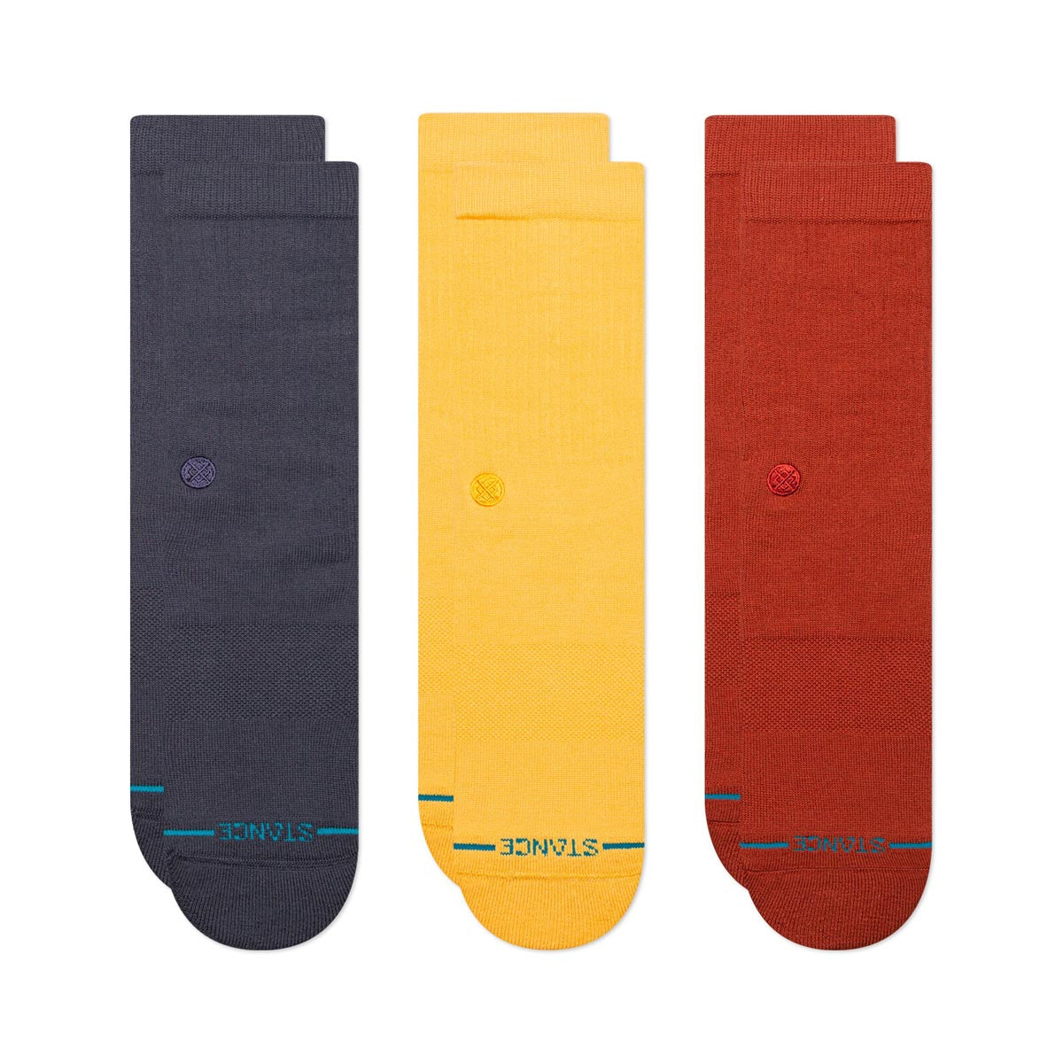 Stance Icon 3 Pack Socks - Navy image 2