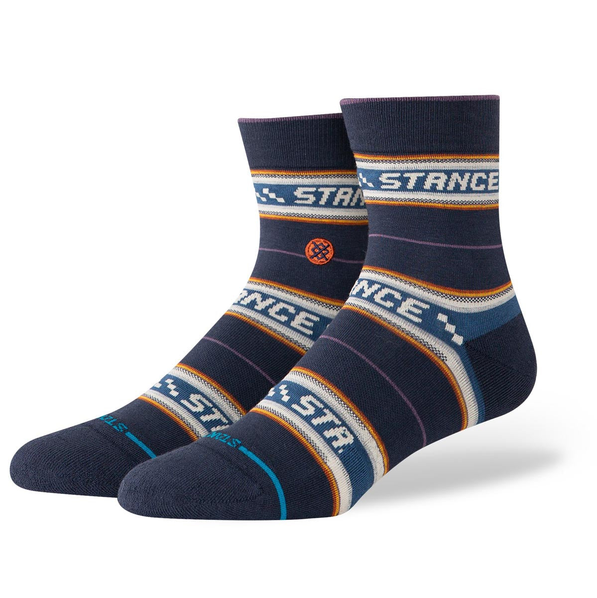 Stance Flowrider Quarter Socks - Navy image 1