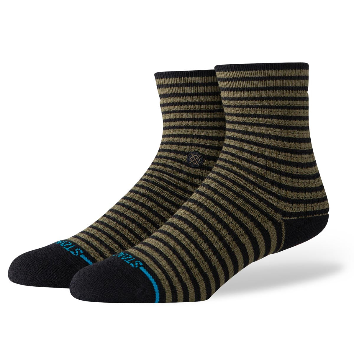 Stance Gregor Quarter Socks - Army Green image 1