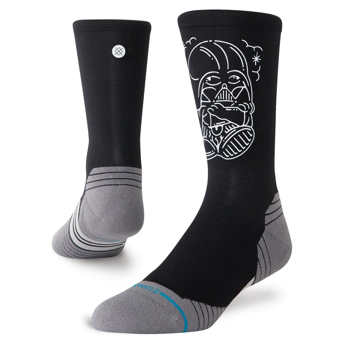 Stance DJ Darth Light Crew Socks - Black image 1