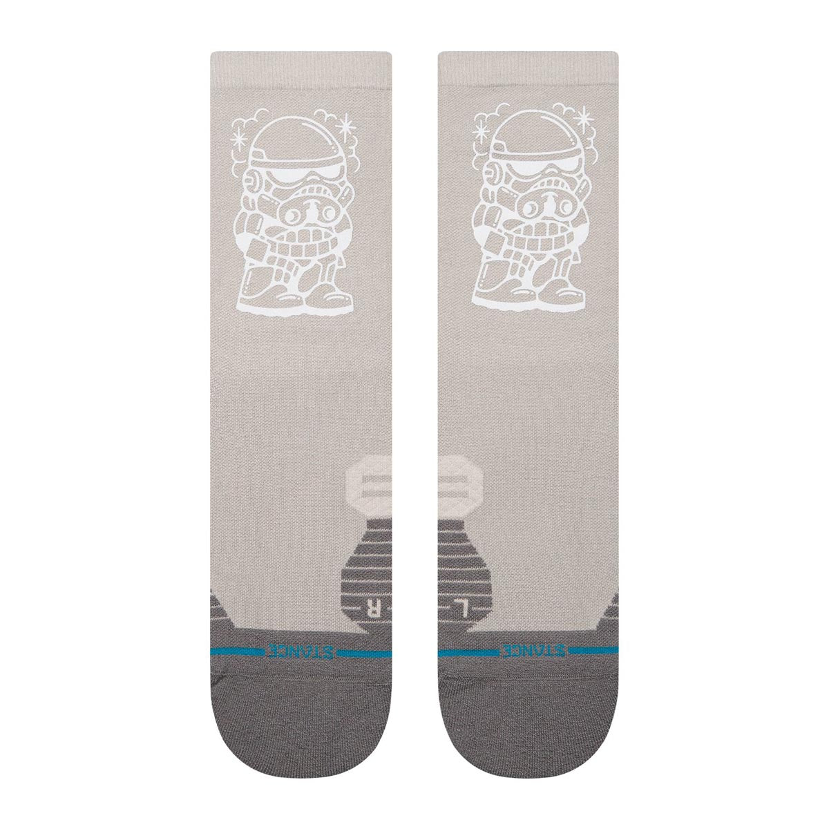 Stance DJ Trooper Light Crew Socks - Grey image 2