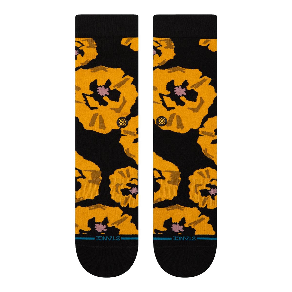 Stance Poppyland Crew Socks - Black image 2