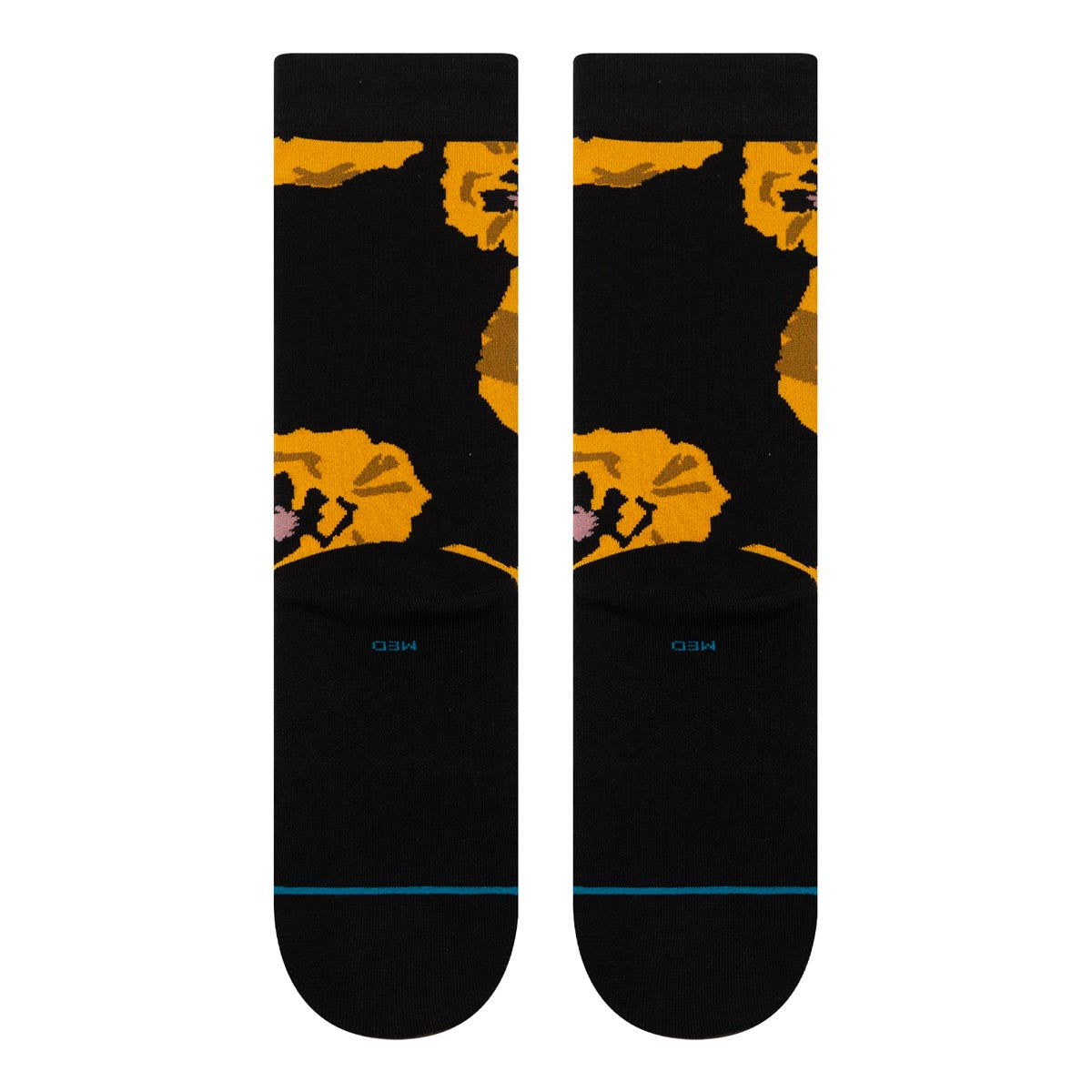 Stance Poppyland Crew Socks - Black image 3