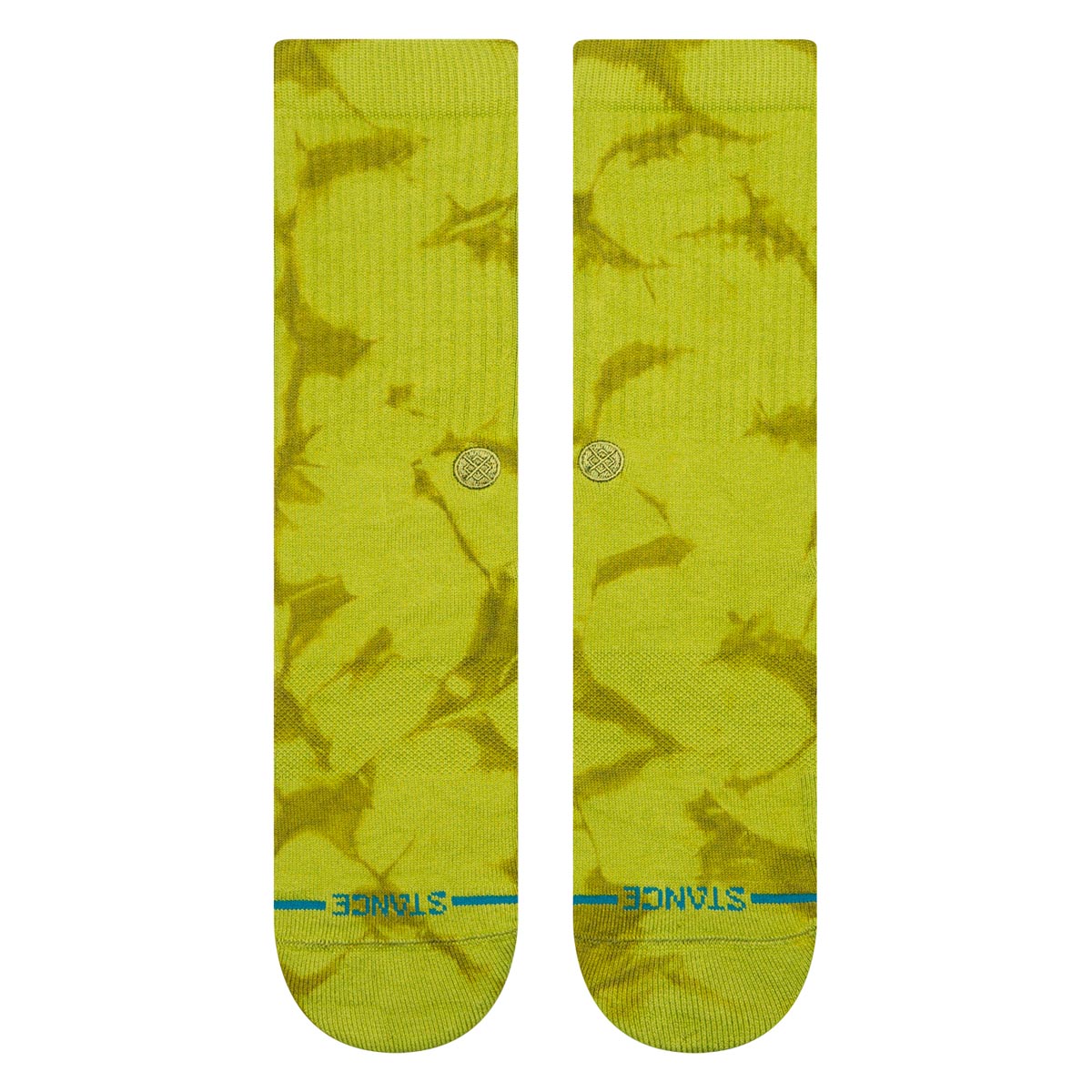 Stance Icon Dye Crew Socks - Green image 2