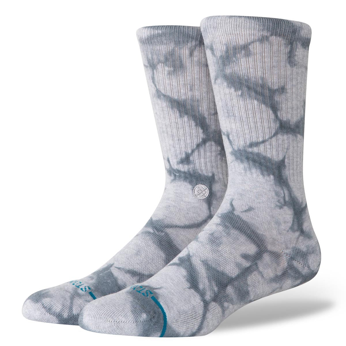 Stance Icon Dye Crew Socks - Grey image 1