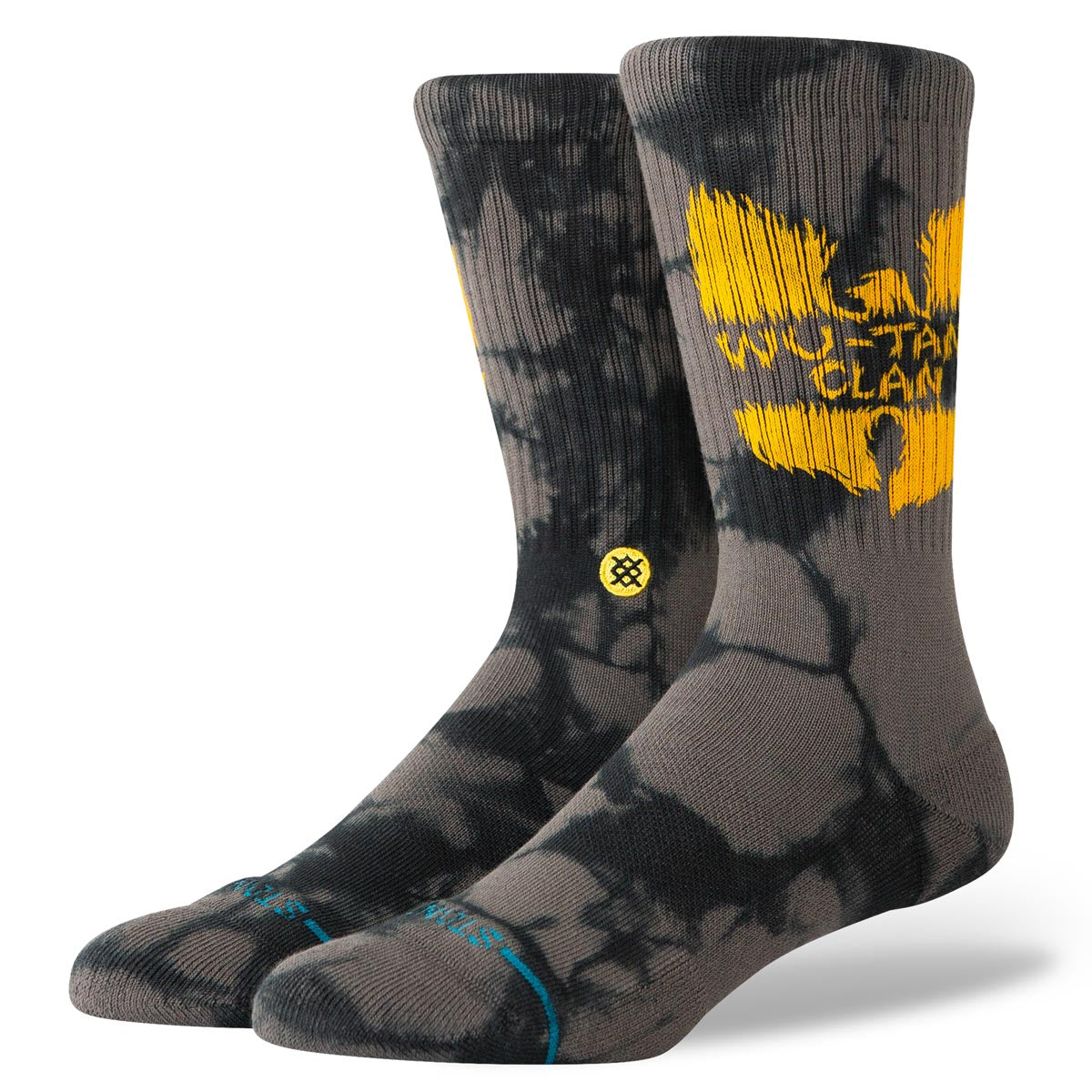 Stance Shaolin Slums Crew Socks - Black image 1