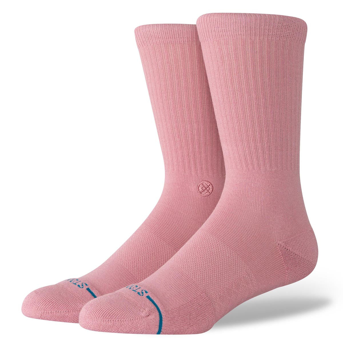 Stance Icon Socks - Dusty Rose image 1