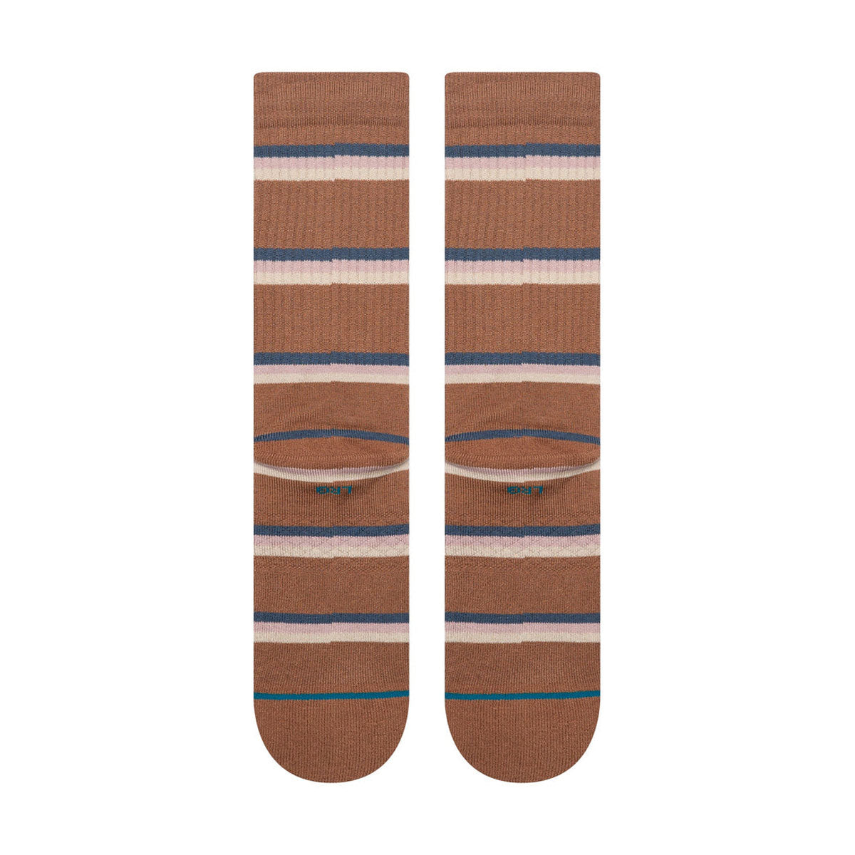 Stance Strata Crew Socks - Brown image 3