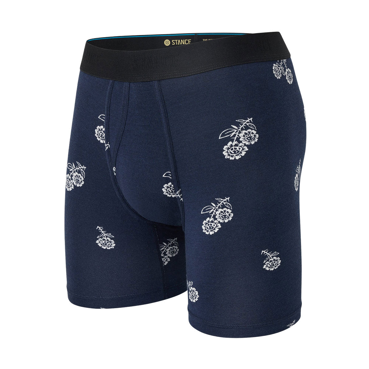 Stance Petite Bloom Wholester Boxer Brief - Navy image 1