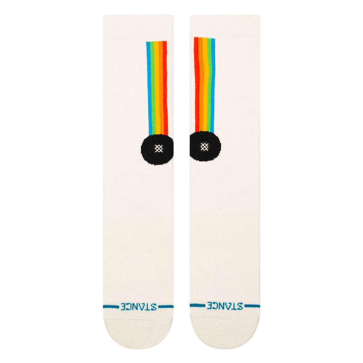 Stance Aperture Crew Socks - White image 2