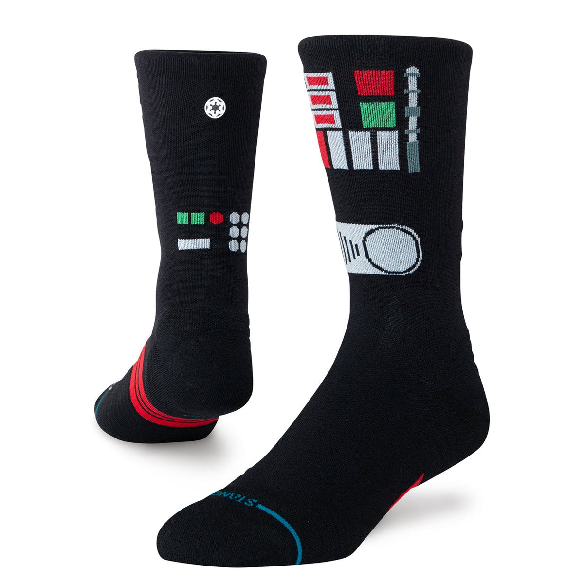 Stance Dark Side Crew Socks - Black image 1