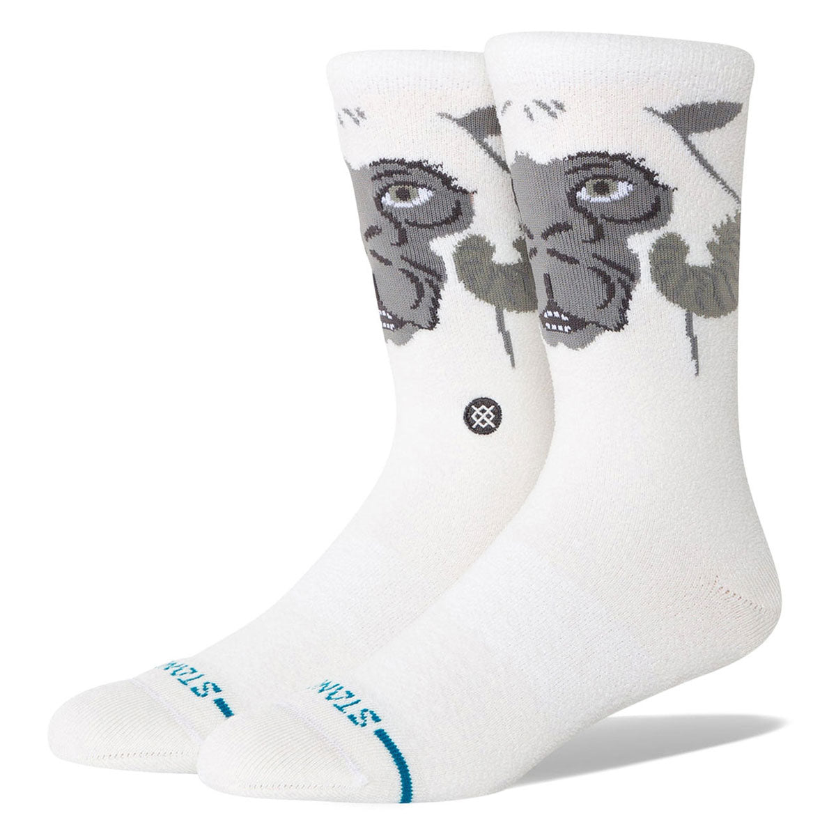 Stance Tauntaun Crew Socks - White image 1
