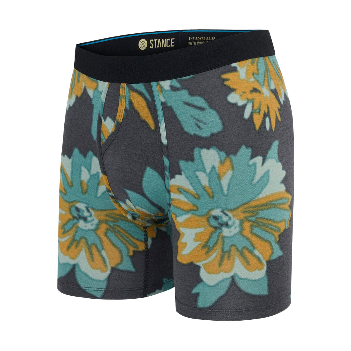 Stance Flora Scan Wholester Boxer Brief - Black image 1