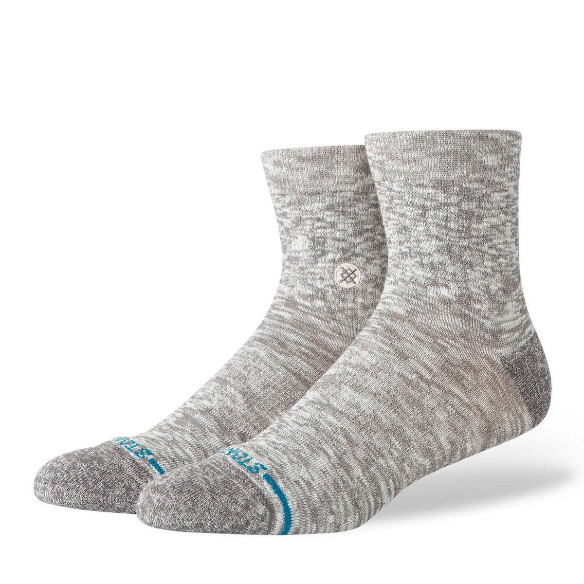 Stance Slub Quarter Socks - Grey image 1