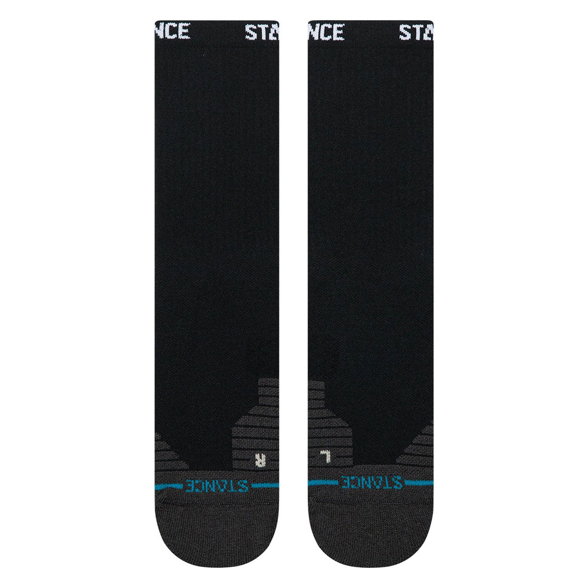Stance Golf Ribbed Mid Crew Socks - Black image 2