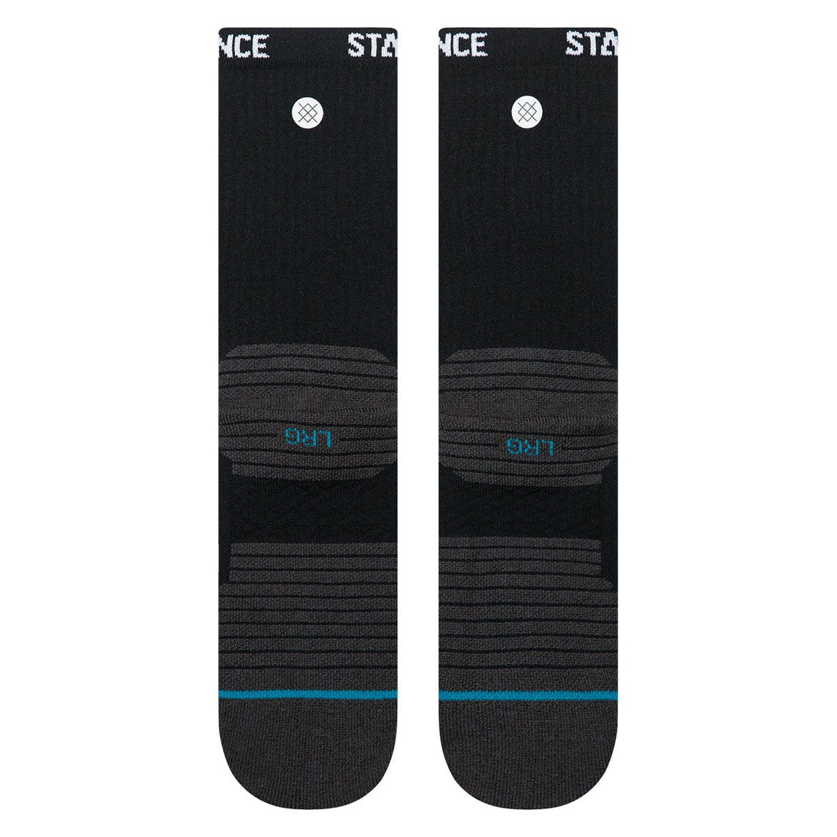 Stance Golf Ribbed Mid Crew Socks - Black image 3