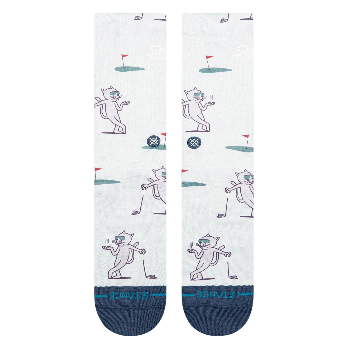 Stance Players Club Crew Socks - Green image 2