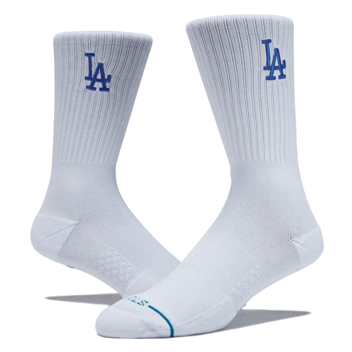 Stance LA Dodgers Crest Socks - White image 1