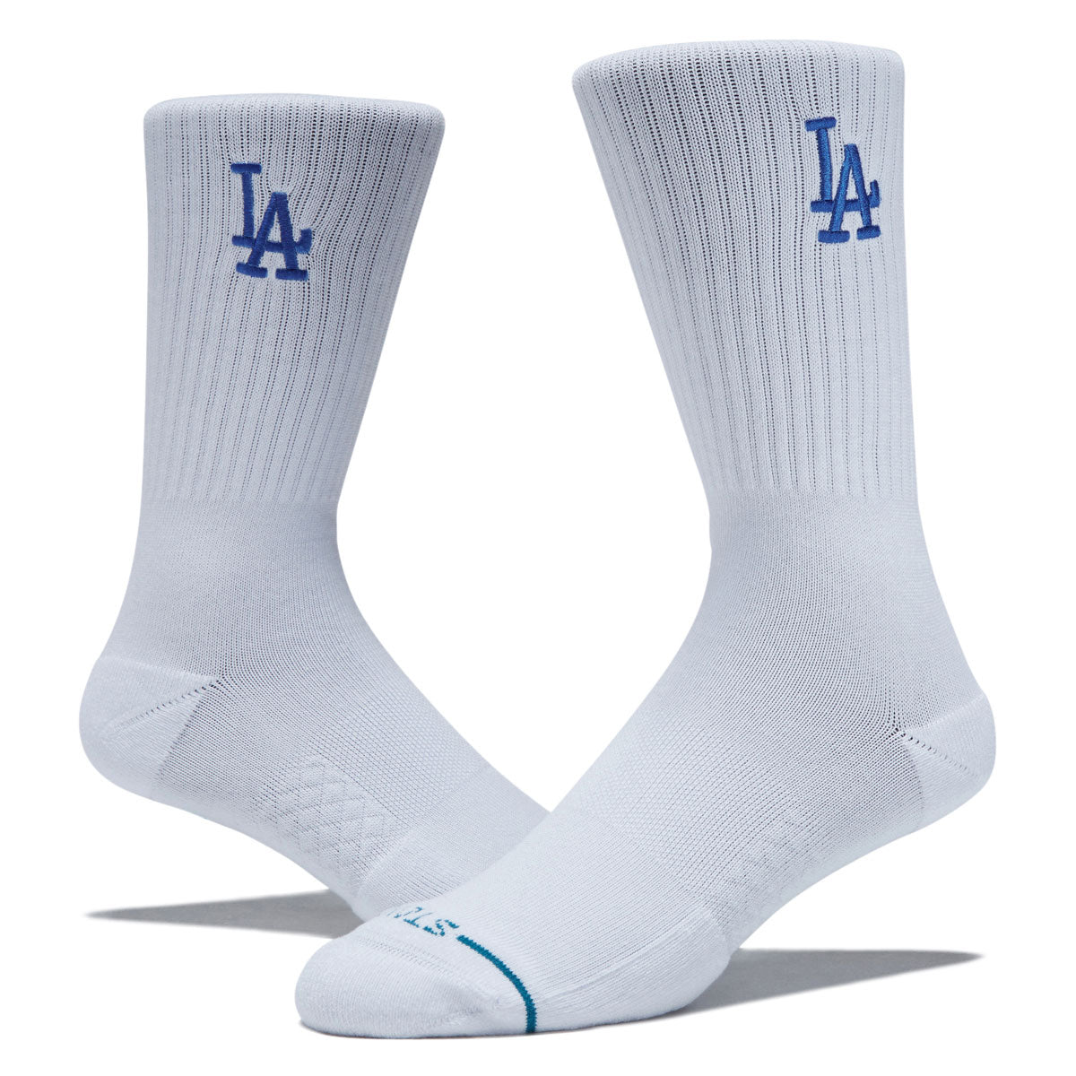 Stance LA Dodgers Crest Socks - White image 2