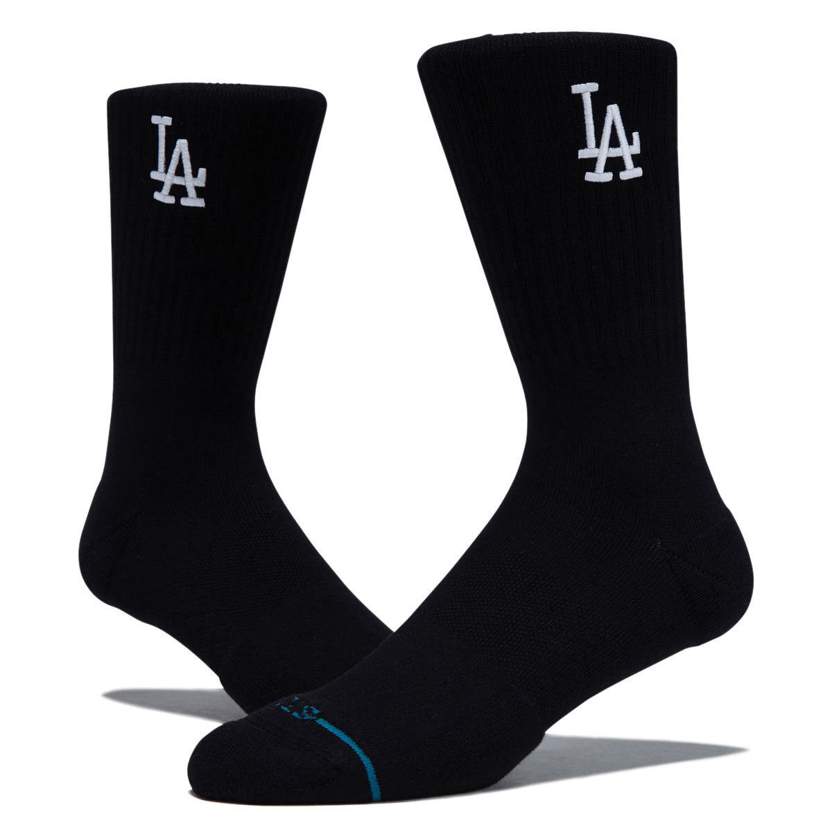 Stance LA Dodgers Crest Socks - Black image 2