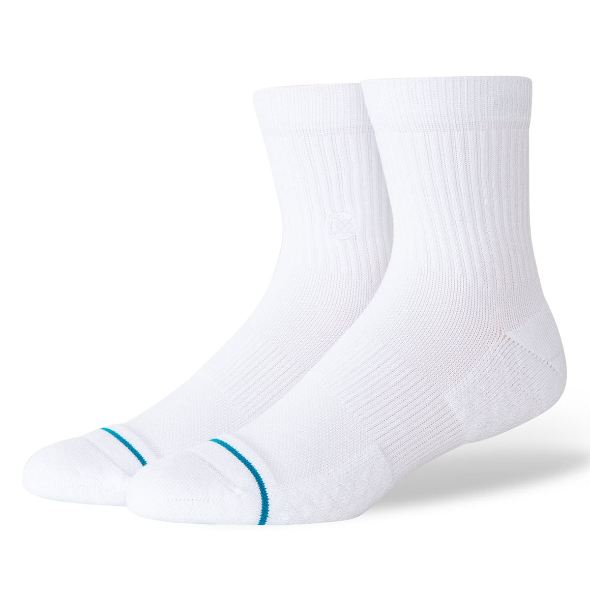 Stance Signature Quarter Socks - White image 1